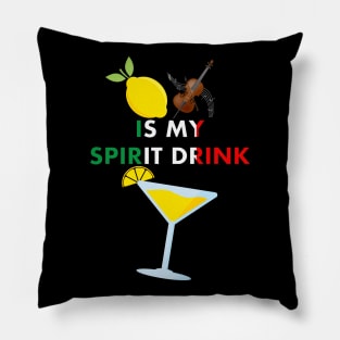 Lemon Cello Limoncello is my Spirit Drink Funny Pillow