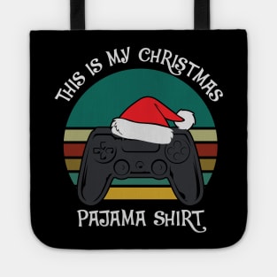 This is my Christmas gaming pajama Tote