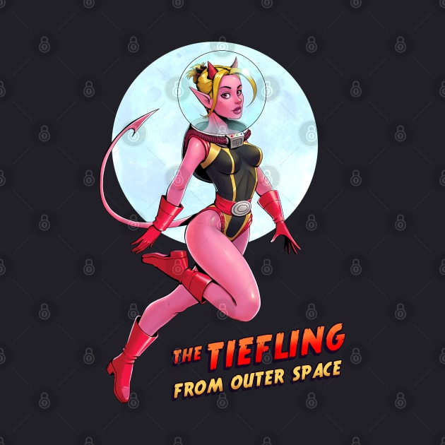 The Tiefling from outer space by mauriciomorali