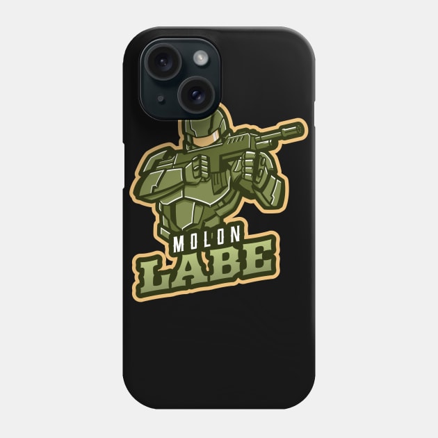 The Man With A Rifle Phone Case by Mega Tee Store