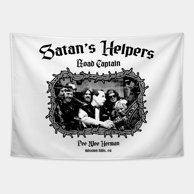 Satan's Helpers & Pee Wee Herman Tapestry by Bakul Jenang