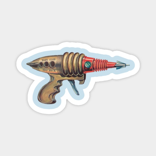 Retro Ray Gun Magnet by DavidLoblaw