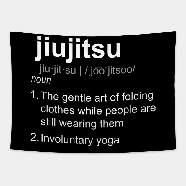 Jiujitsu Definition Tapestry by giovanniiiii