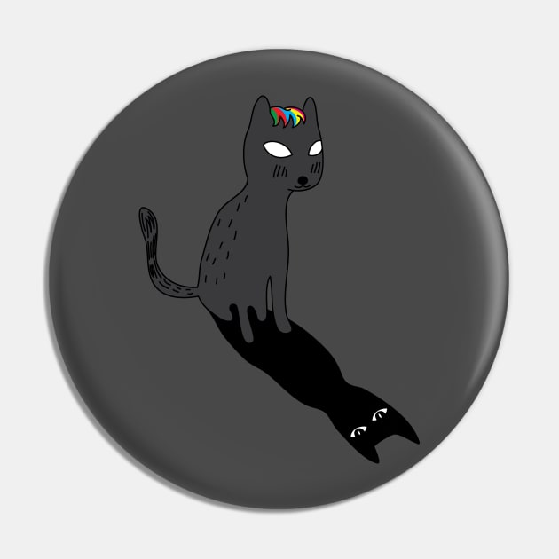 Bad Cat Pin by AVEandLIA