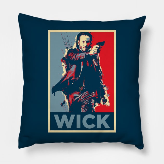 Wick Hope. Pillow by TEEVEETEES