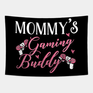 Gaming Mom and Baby Matching T-shirts Gift Tapestry