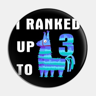 I Ranked Up To 3 Birthday Video Game Llama Pin