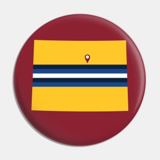 Denver Basketball Pin