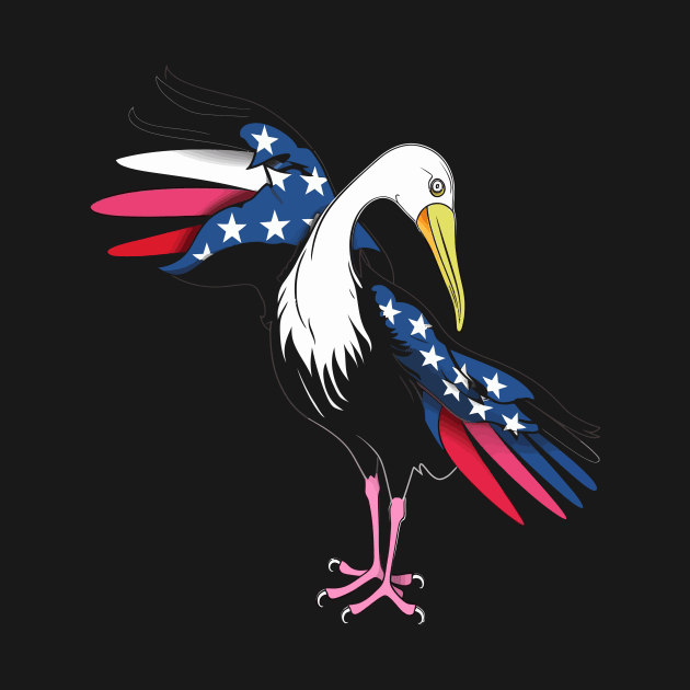 Patriotic Stork by JH Mart