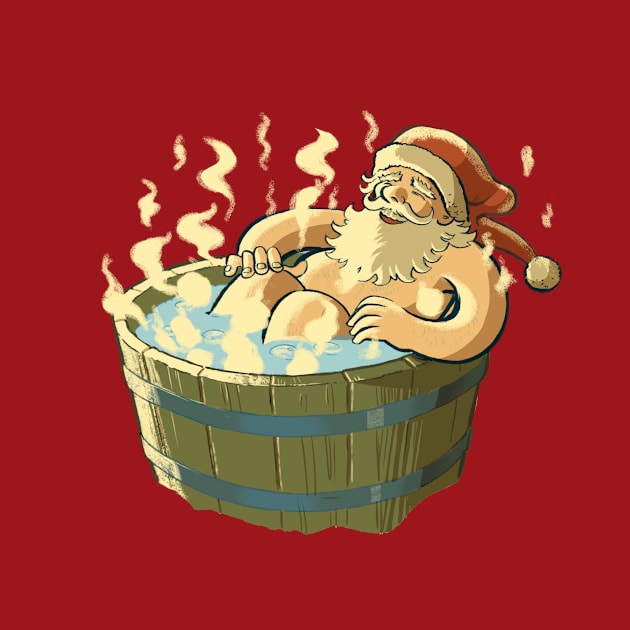 Santa's Bath by dreamland