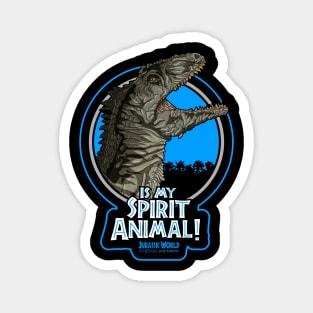 giganotosaurus is my spirit animal, jurassic world Magnet