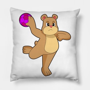 Bear Handball player Handball Pillow