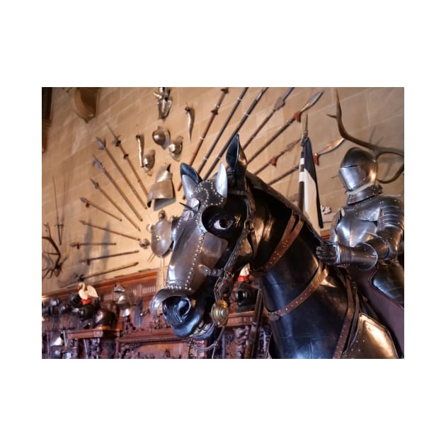 Medieval armour of the horse at Warwick Castle by fantastic-designs