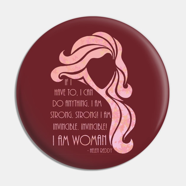 I Am Woman Pin by AdrienneAllen