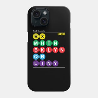 The 5 Boroughs Deluxe Phone Case