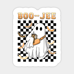 Spooky Season Cute Ghost Halloween Costume Boujee Boo-Jee Magnet