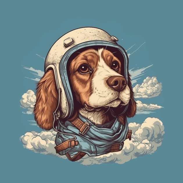 Aviator dog by GreenMary Design