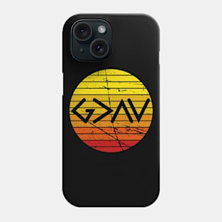 God is Greater Than The Highs and Lows. Christian Gift Phone Case