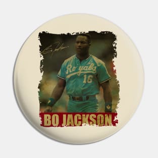 Bo Jackson - NEW RETRO STYLE Pin