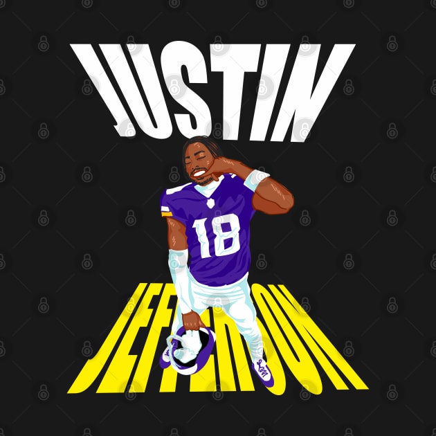 Justin Jefferson 18 by Mic jr