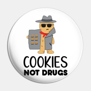 Cookies Not Drugs Funny christmas For Ugly xmax Sweater Pin