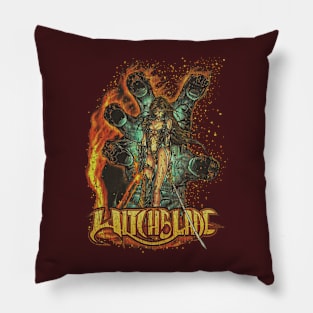 Witch Blade Burning Hand 1995 Pillow