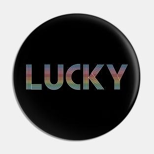 Retro Lucky Pin