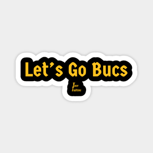 Lets Go Bucs Magnet