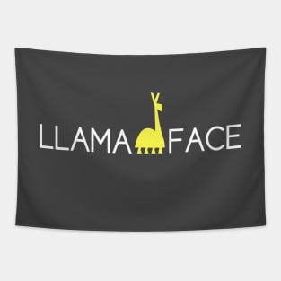 Llama Face Tapestry