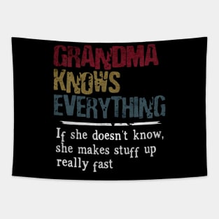 Grandma knows everything Tapestry