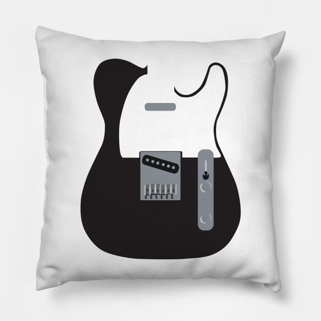 Telecaster Pillow by Squid's Store