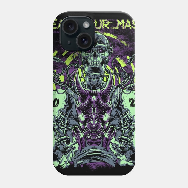 Wear Your Mask Phone Case by joerock