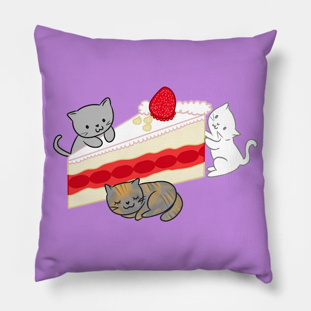 Kitty Cake Pillow by ShinyBat