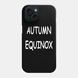 Autumn Equinox, transparent Phone Case