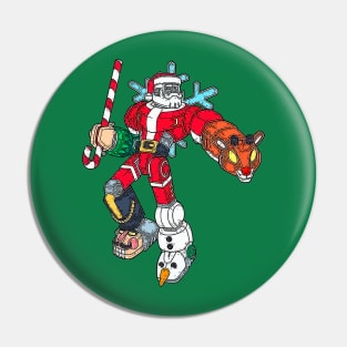 Santa`s Robot Pin