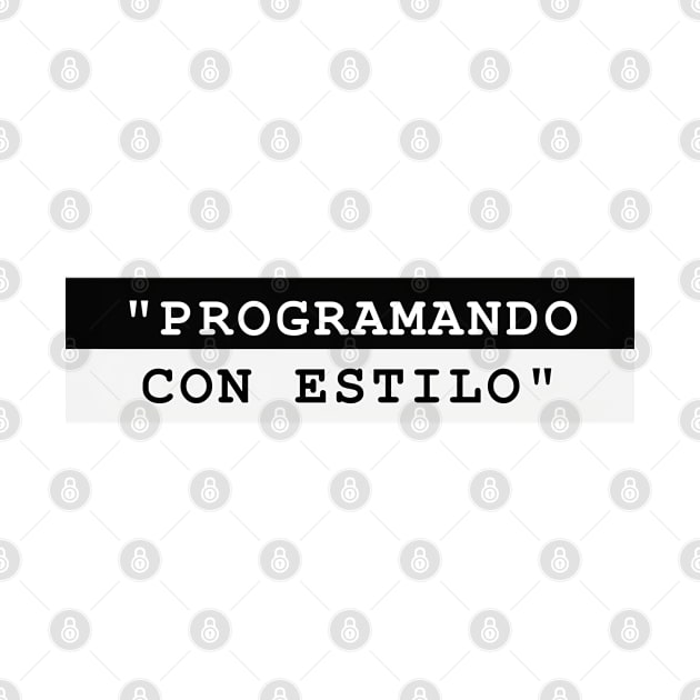 PROGRAMANDO CON ESTILO by MaykolMechan