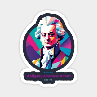 Mozart in wpap Magnet