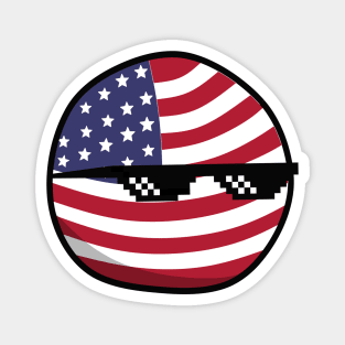 USA Countryballs Magnet