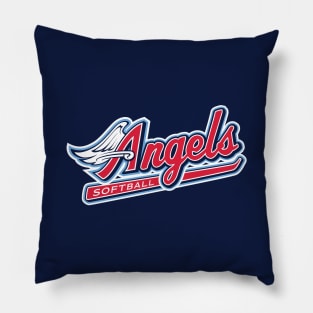 Angels Softball team script Pillow