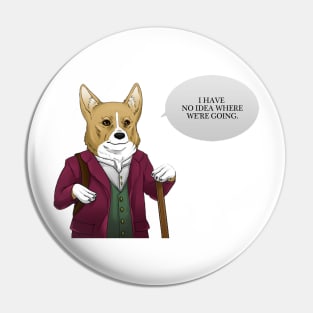 Corgi adventure Pin