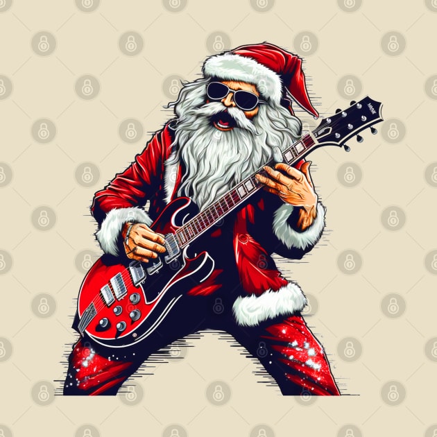 Guitar Santa by MZeeDesigns