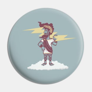 Zeus Greek Mythology Lightning Thunder Pin