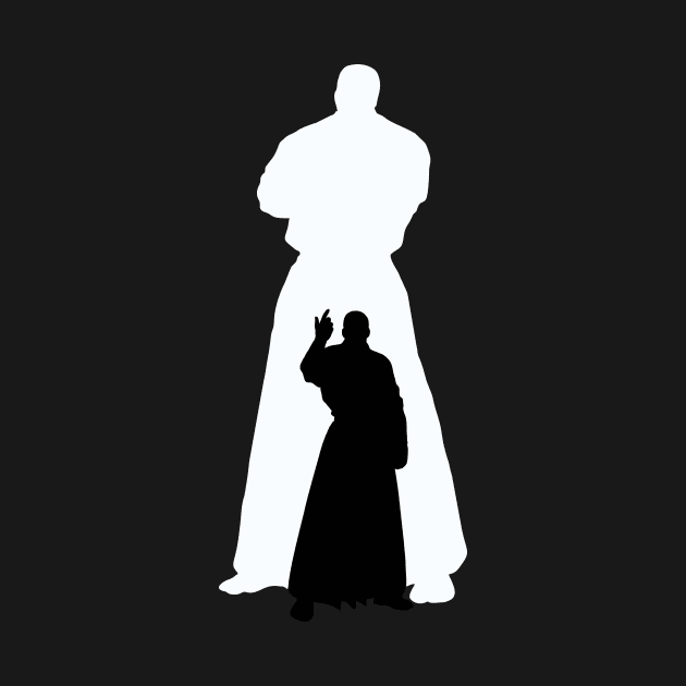 Geese Howard black white by betterfly