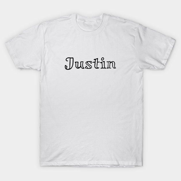 Justin - Justin - T-Shirt | TeePublic