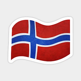 The flag of Norway Magnet