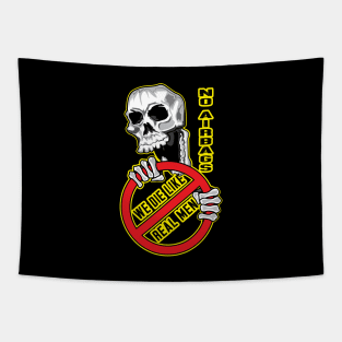 No Airbags We Die Like Real Men Tapestry