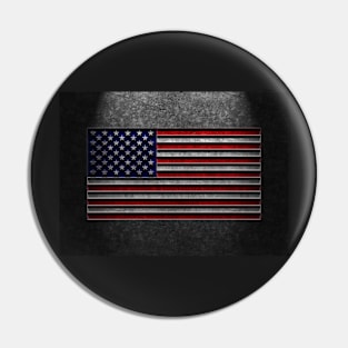 American Flag Stone Texture Repost Pin