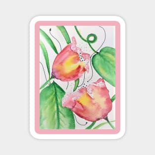 Fantasy Flowers Magnet