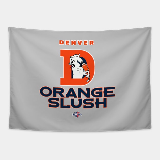 Orange Slush (Broncos) Tapestry by wifecta