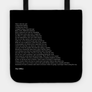 The Office Quotes Tote